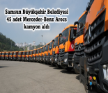 İş Makinası - Samsun Büyükşehir Belediyesi 45 adet Mercedes-Benz Arocs kamyon aldı Forum Makina
